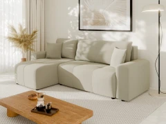 NOLANI Ecksofa mit Schlaffunktion & Bettkasten – Modern & Bequem