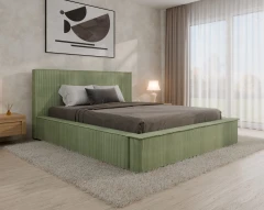 Polsterbett SANA – modernes Bett mit Bettkasten 160x200 Mint