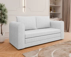 Schlafsofa Arelis, mit Bettfunktion, Hellgrau